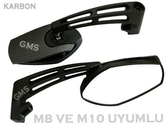 Ayna Set M10 Aliminyum Carbon