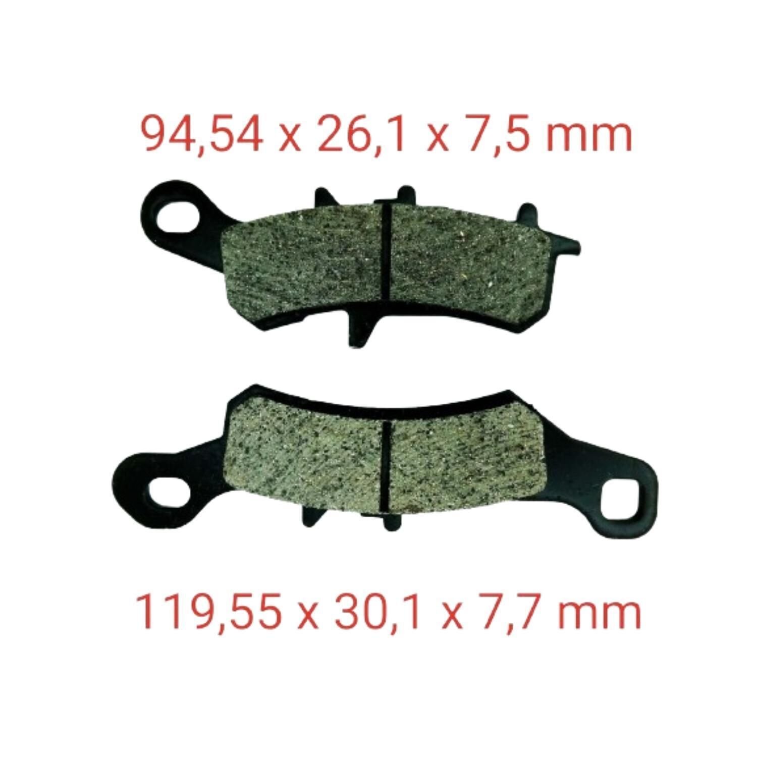 Tvs Ön Fren Disk Balatası Fa258 Fiero-Kawasaki Kx 85