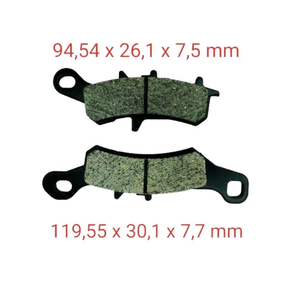 Tvs Ön Fren Disk Balatası Fa258 Fiero-Kawasaki Kx 85