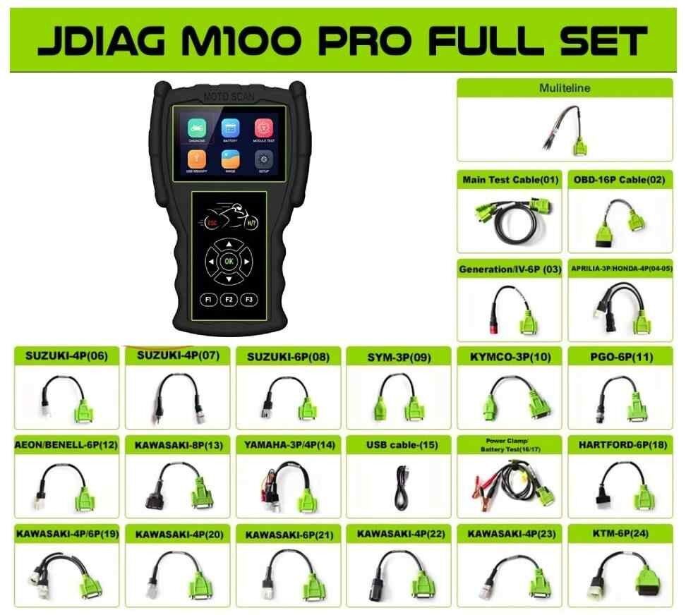 Arıza Tespit Cihazı Üniversal M100Pro 23 Kablolu
