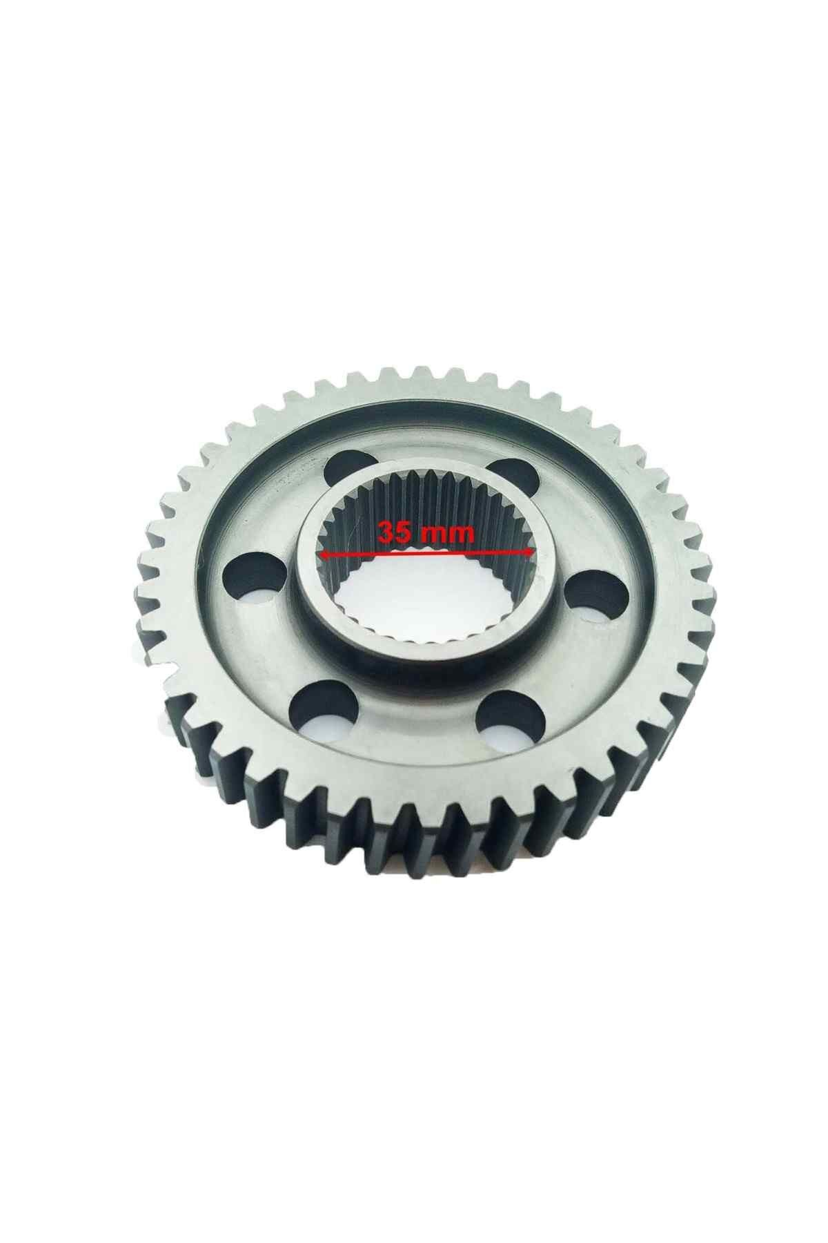 Atv Difransiyel Dişlisi 44T İç 35X34 Frezeli 6 Delikli Öm