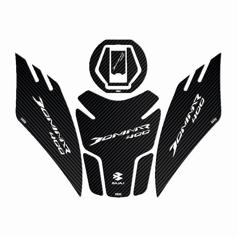 Bajaj Dominar 400 2017 - 2024 Uyumlu Tank Pad Set 001