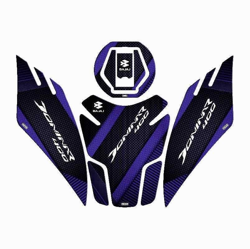 Bajaj Dominar 400 2017 - 2024 Uyumlu Tank Pad Set 002