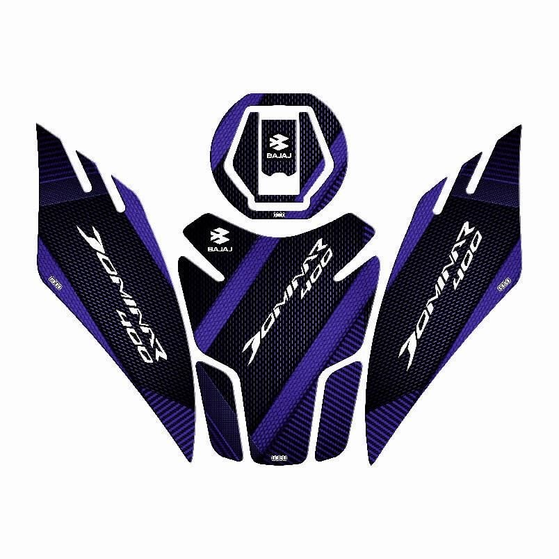 Bajaj Dominar 400 2017 - 2024 Uyumlu Tank Pad Set 002