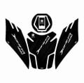 Bajaj Dominar 400 2017 - 2024 Uyumlu Tank Pad Set 003