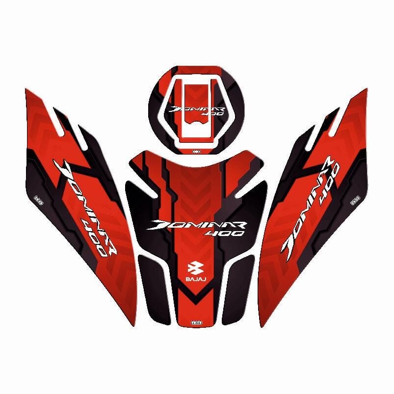 Bajaj Dominar 400 2017 - 2024 Uyumlu Tank Pad Set 004