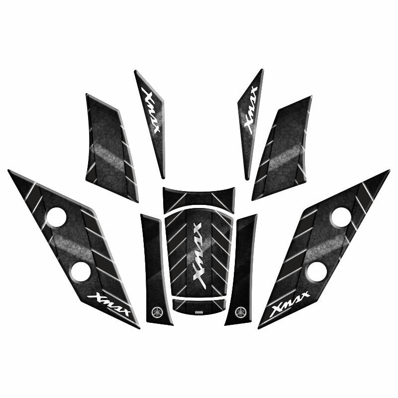 Yamaha Xmax 2018 - 2022 Uyumlu Tank Pad Set 003