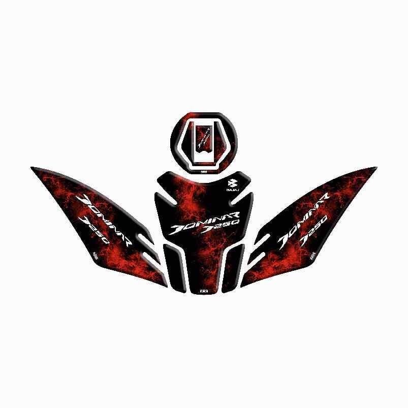 Bajaj Dominar 250 2020 - 2024 Uyumlu Tank Pad Set 008