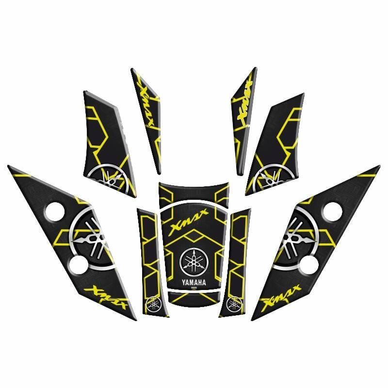 Yamaha Xmax 2018 - 2022 Uyumlu Tank Pad Set 013