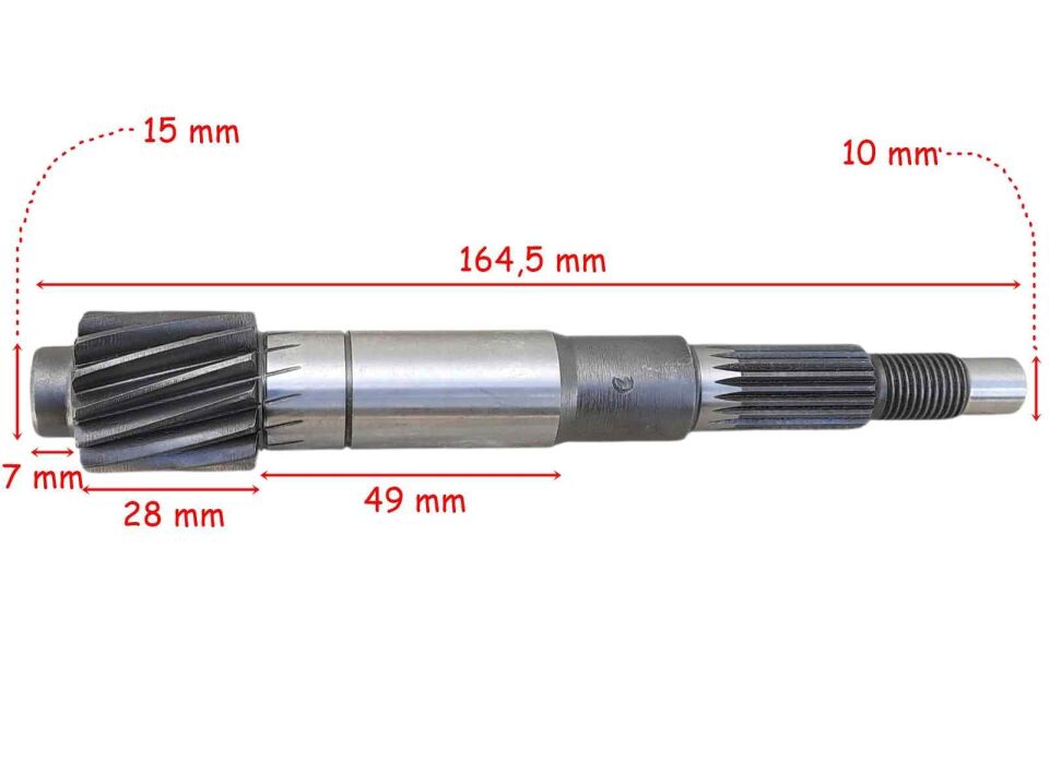 Atv Lx200 Tahrik Mili 14T 164,5Xöm