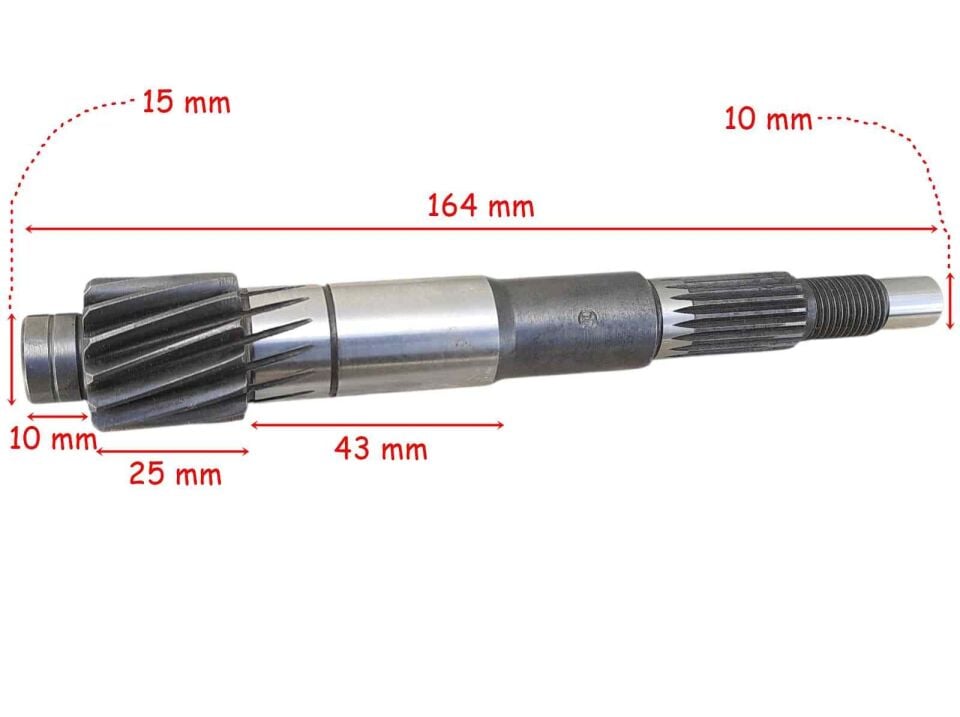 Atv Kymco 150 Tahrik Mili 14T 164 Mm Çizgili Öm