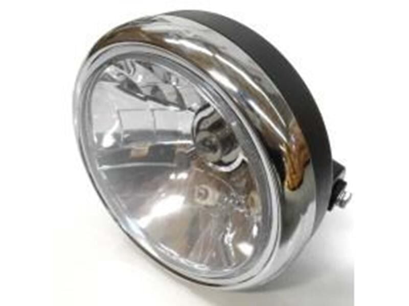 Kanuni Far Komple Yuvarlak Siyah Windy S/Sk100-4 E-Belgeli