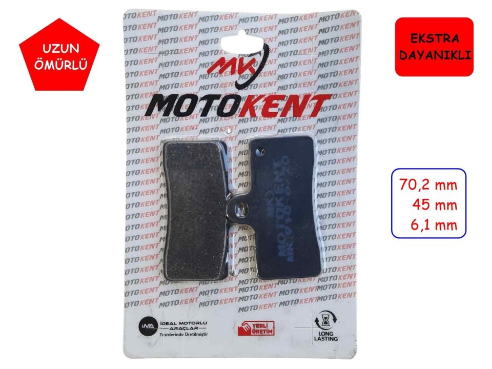 Rks R250 Ön Fren Disk Balatası Mtk Mk910