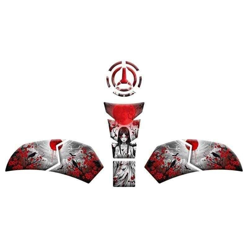 Rks Srk 125 R 2023 - 2025 Uyumlu Tank Pad Set 005