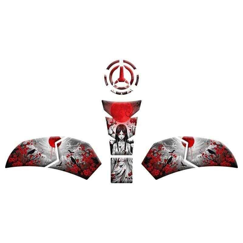 Rks Srk 125 R 2023 - 2025 Uyumlu Tank Pad Set 005