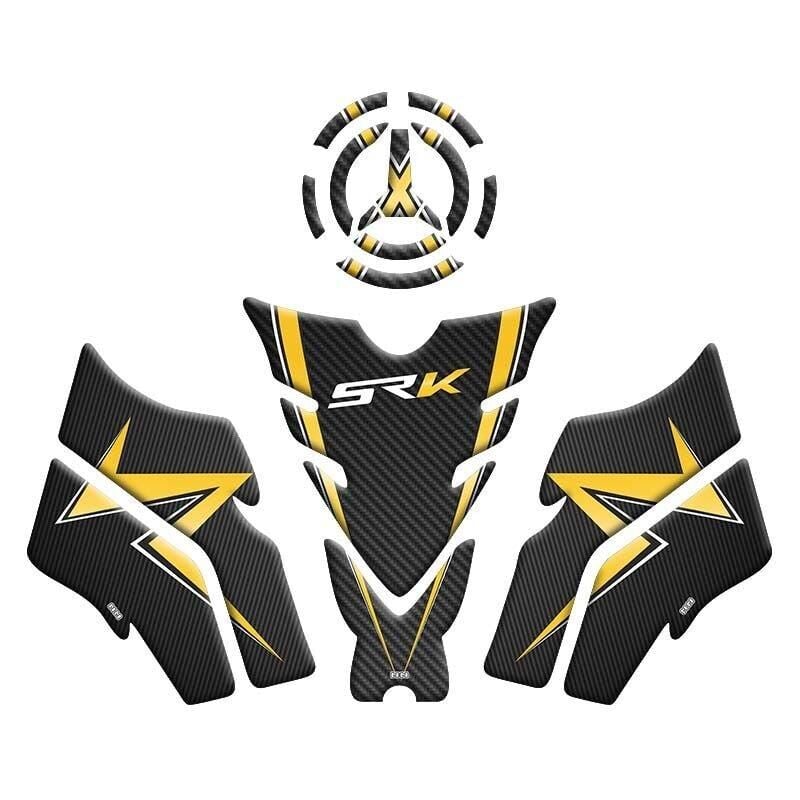 Rks Srk 125 S 2024 - 2025 Uyumlu Tank Pad Set 004