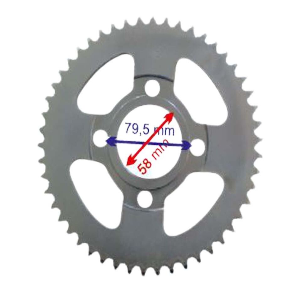 125 Cg Model Arka Dişli 428-50T İç 58 Mm Ind Öm