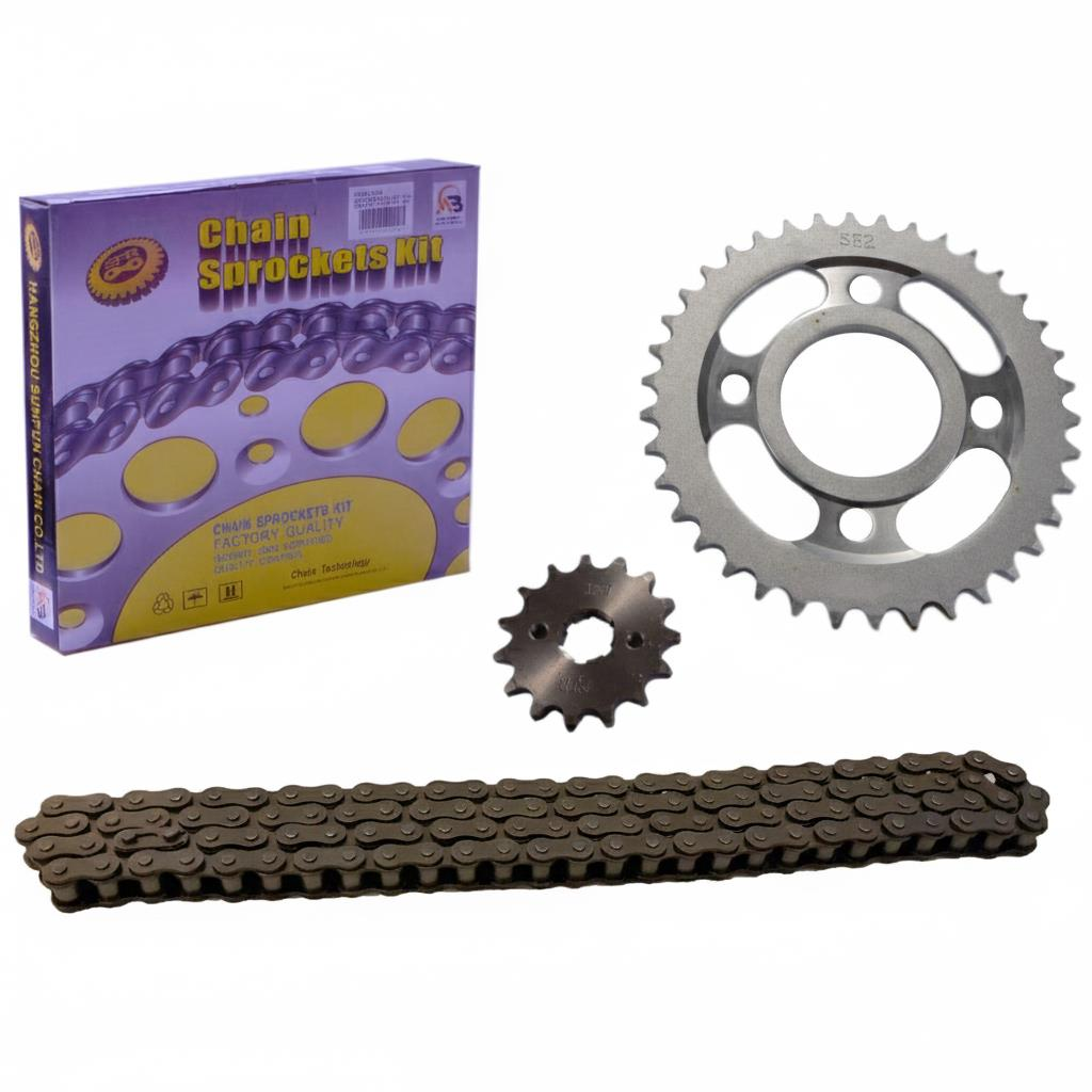 125Cg Model Ön-Arka Dişli Zincir Set 428 102L 34-15T Sfr