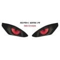 Rks Srk 125 R 2023 - 2025 Uyumlu Far Sticker Kırmızı