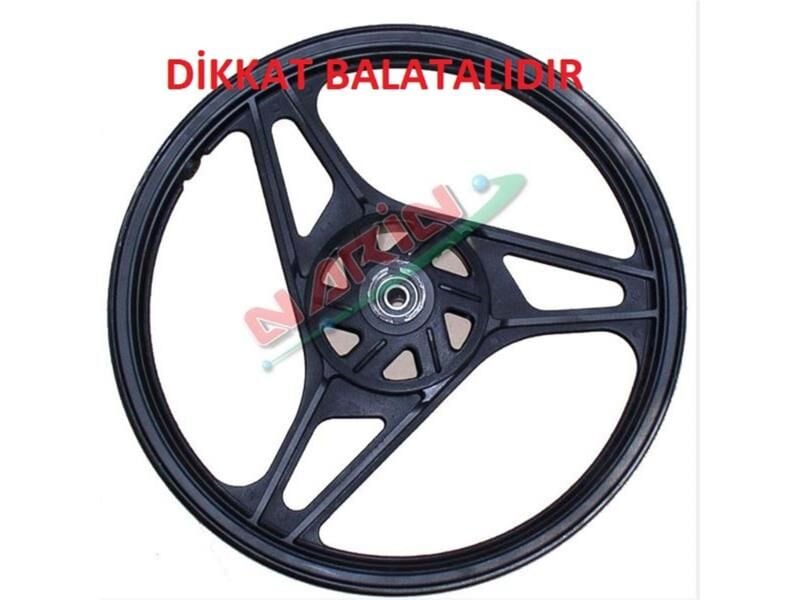 Yamaha Jant Ön Kampanalı Alüminyum Ymh.Ybr Em Siyah 18 (Parlak Siyah)