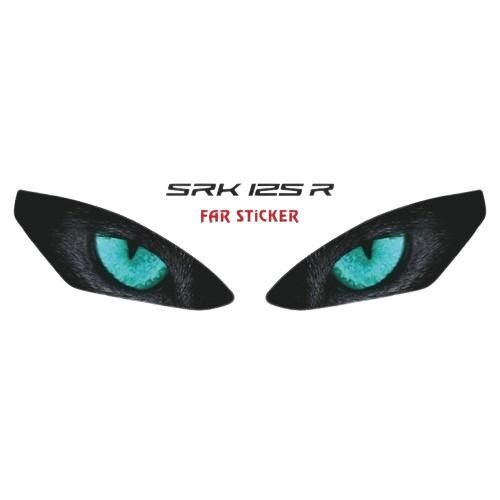 Rks Srk 125 R 2023 - 2025 Uyumlu Far Sticker Mavi