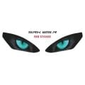 Rks Srk 125 R 2023 - 2025 Uyumlu Far Sticker Mavi