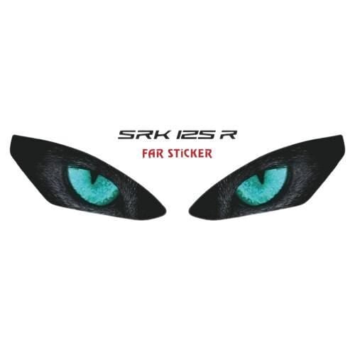 Rks Srk 125 R 2023 - 2025 Uyumlu Far Sticker Mavi