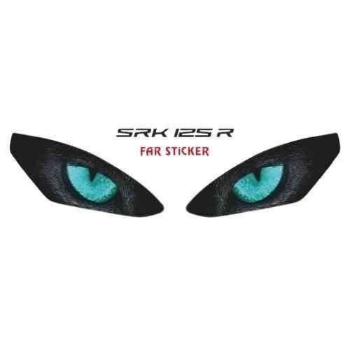 Rks Srk 125 R 2023 - 2025 Uyumlu Far Sticker Mavi