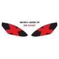 Rks Srk 125 R 2023 - 2025 Uyumlu Far Sticker Kırmızı X