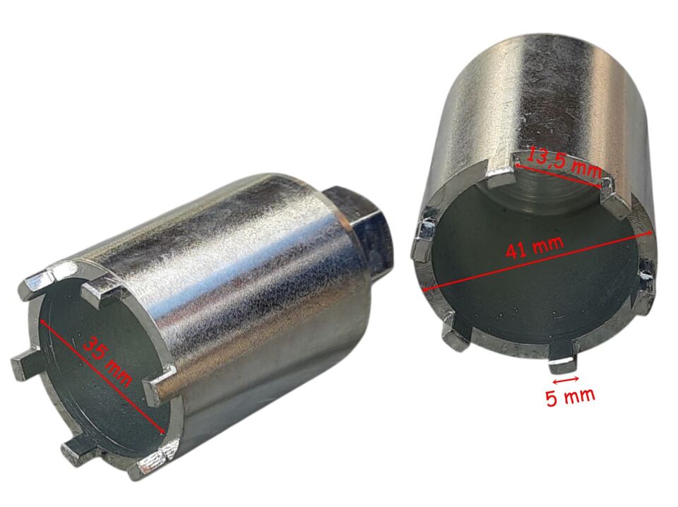 Üniversal Krank Kilit Somun Anahtarı 6 Tırnaklı