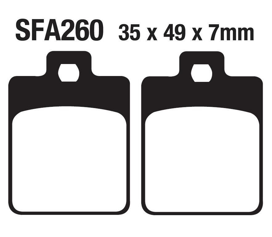 Sym Arka Fren Disk Balatası Sfa260 Symphony 125-200 - Peugeot Belville