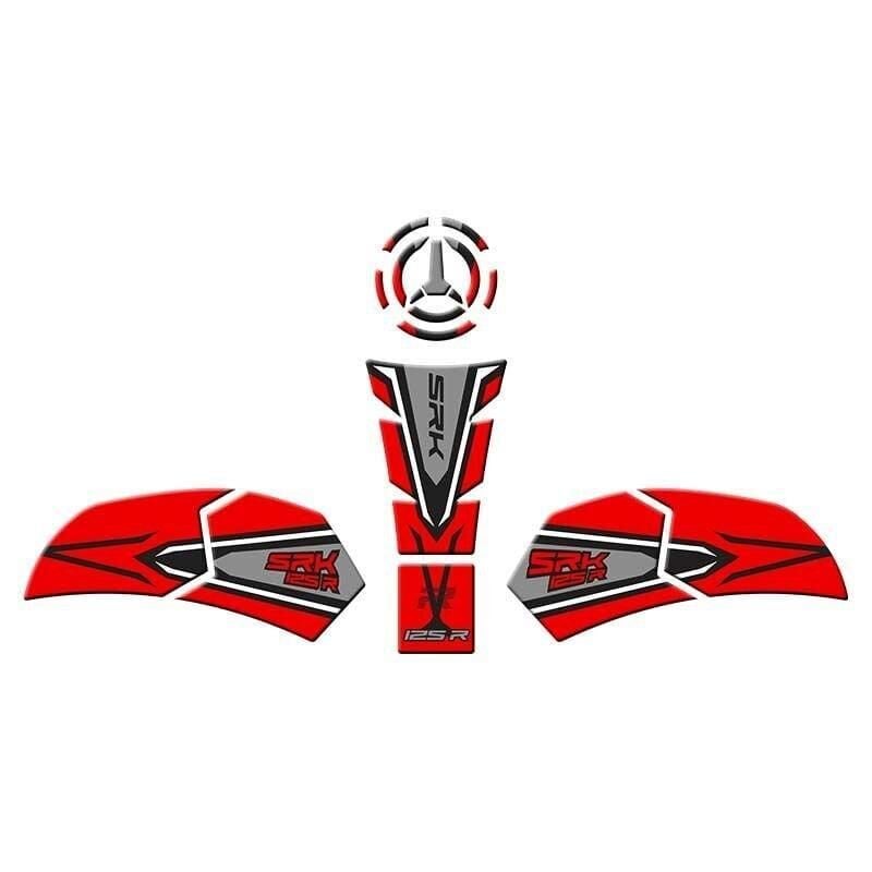 Rks Srk 125 R 2023 - 2025 Uyumlu Tank Pad Set 001