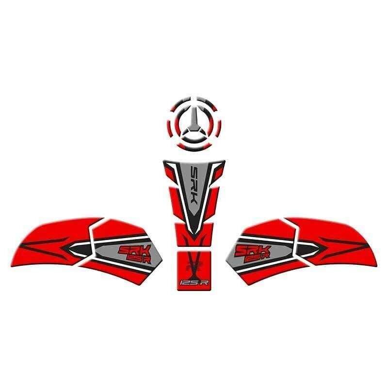 Rks Srk 125 R 2023 - 2025 Uyumlu Tank Pad Set 001
