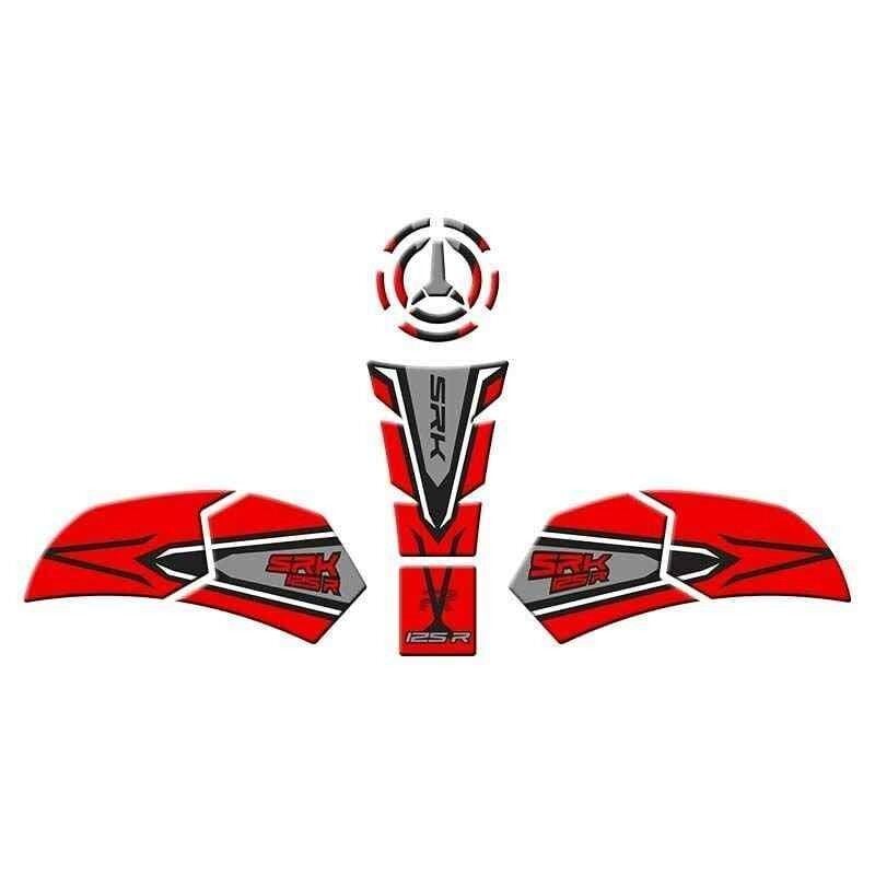 Rks Srk 125 R 2023 - 2025 Uyumlu Tank Pad Set 001