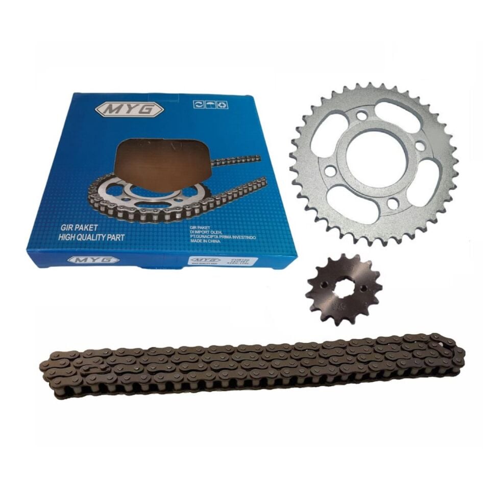 Skm Cub Ön-Arka Dişli Zincir Set Rbk 14-36T 428-110L