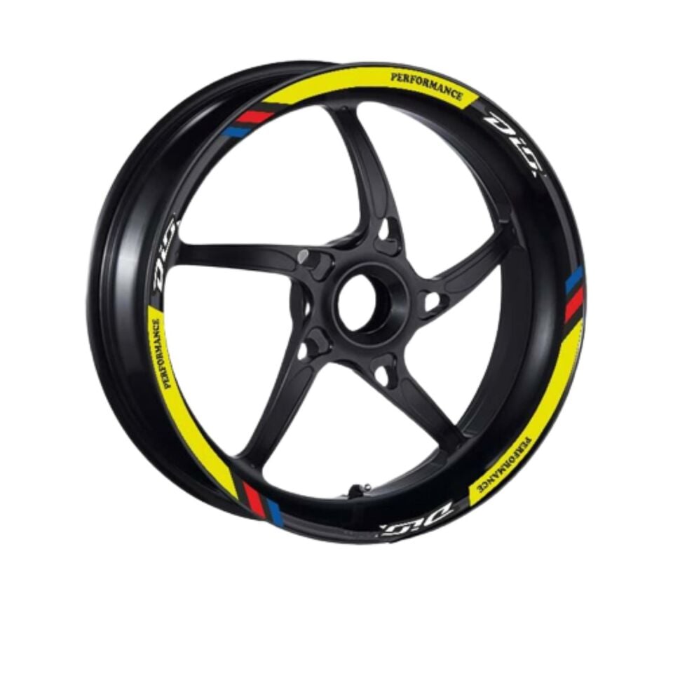 Honda M Power Sarı Dio Uyumlu 1 Set Jant Şeridi