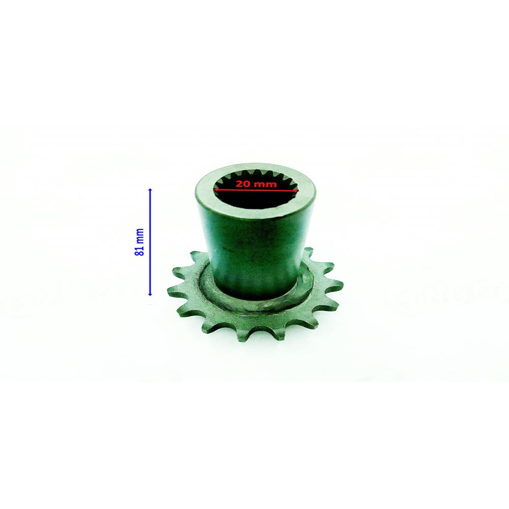 Atv Ön Dişli 428-15T İç 20Xuzunluk 81Xtm Öm