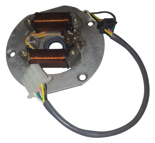 Honda 125 Cg Uyumlu Statör Ve Tablası Komple 2 Li 5 Kablo