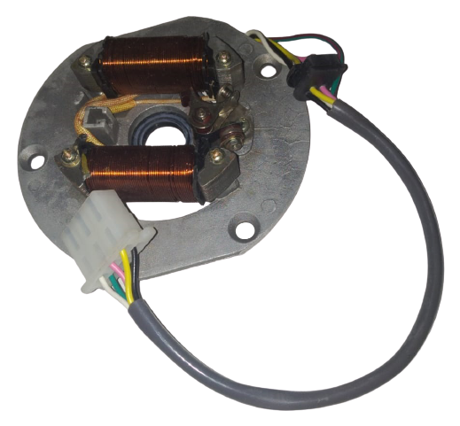 Honda 125 Cg Uyumlu Statör Ve Tablası Komple 2 Li 5 Kablo