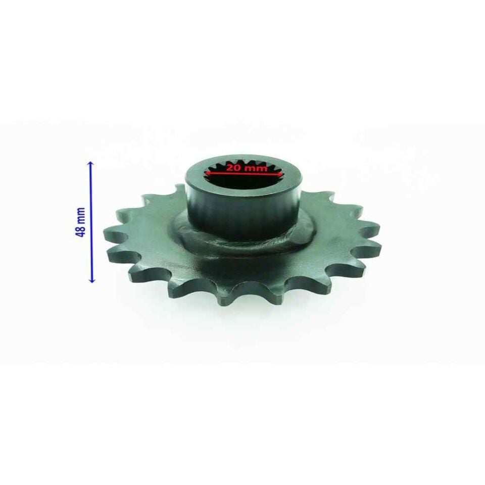 Atv Ön Dişli 428-18T İç 20Xuzunluk 48Xm Öm