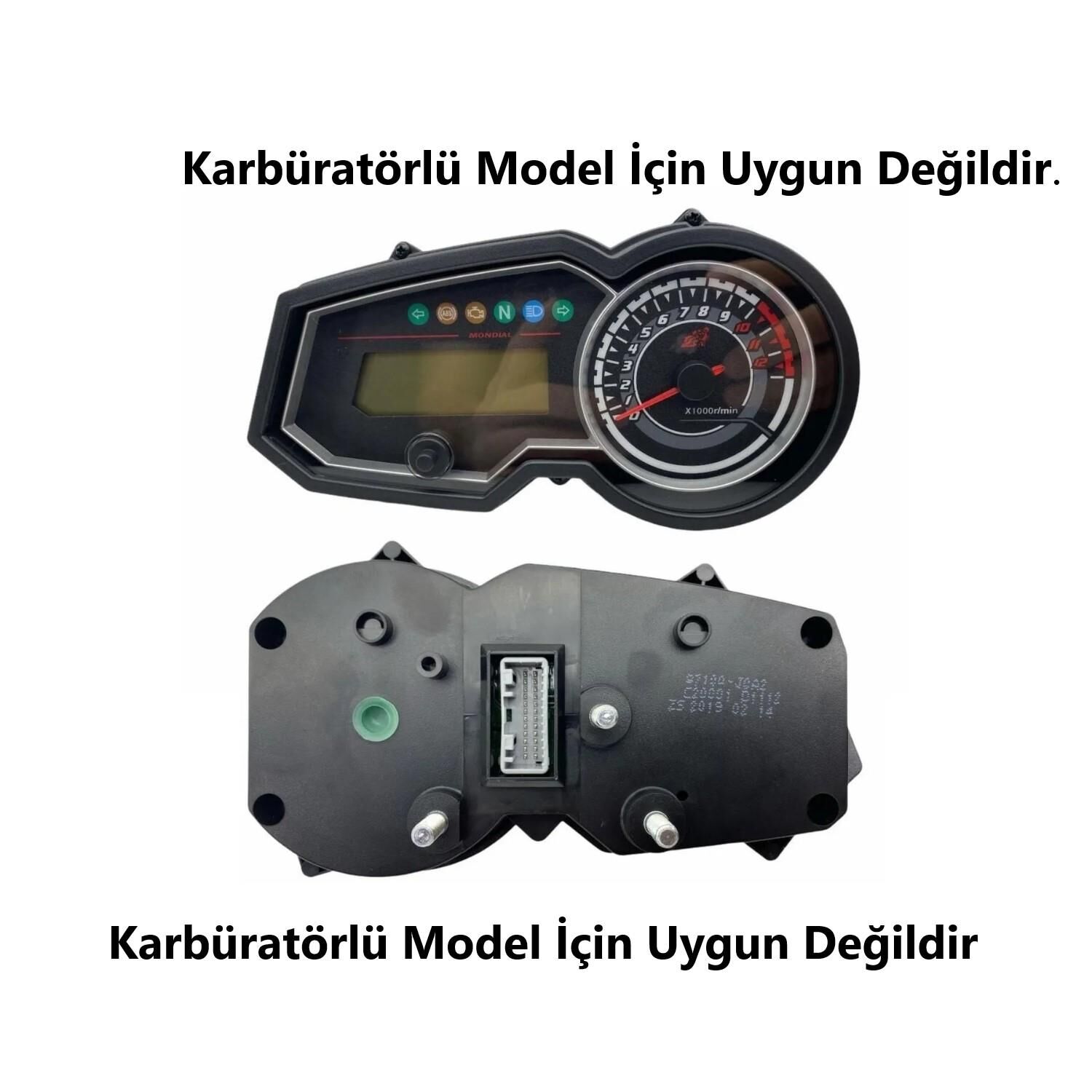 Mondial 150 Z-One İ -Z-One S (Enjeksiyonlu) Gösterge Paneli |Km Saati Komple