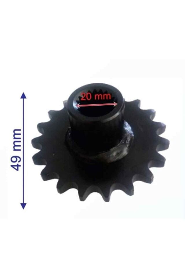 Atv Ön Dişli 428-19T İç 20Xuzunluk 49Xm Öm