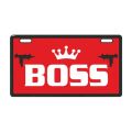 Kırmızı Boss E-Bike Plakalık