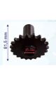 Atv Ön Dişli 428-20T İç 20Xuzunluk 81Xtm Öm