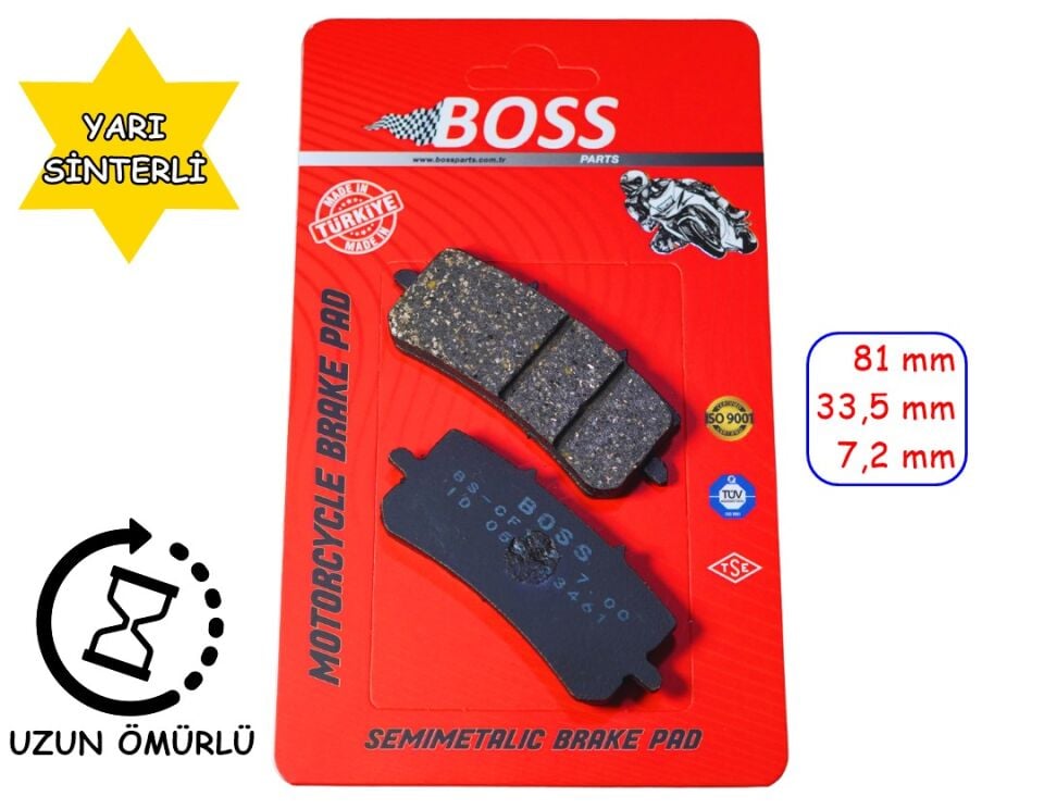 Cf Moto Nk 150-250 Ön Fren Disk Balatası (Abs) Boss