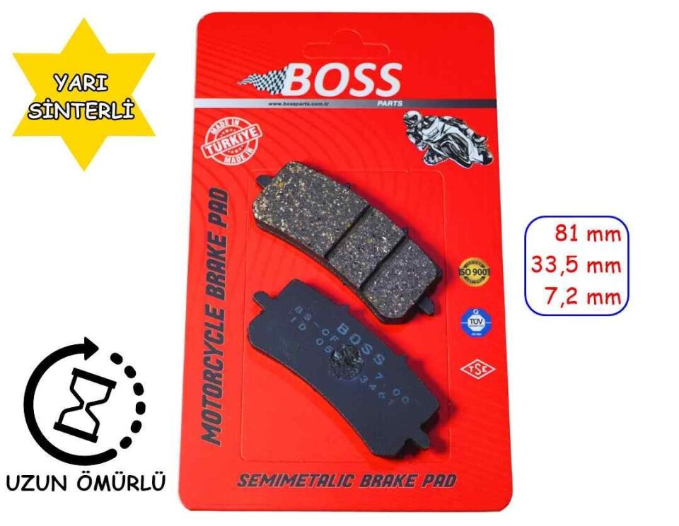 Cf Moto Nk 150-250 Ön Fren Disk Balatası (Abs) Boss (Nk250 2014)