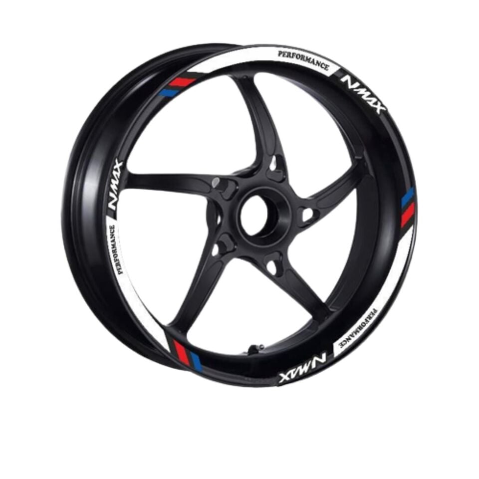 Honda M Power Beyaz Yamaha Nmax Uyumlu 1 Set Jant Şeridi