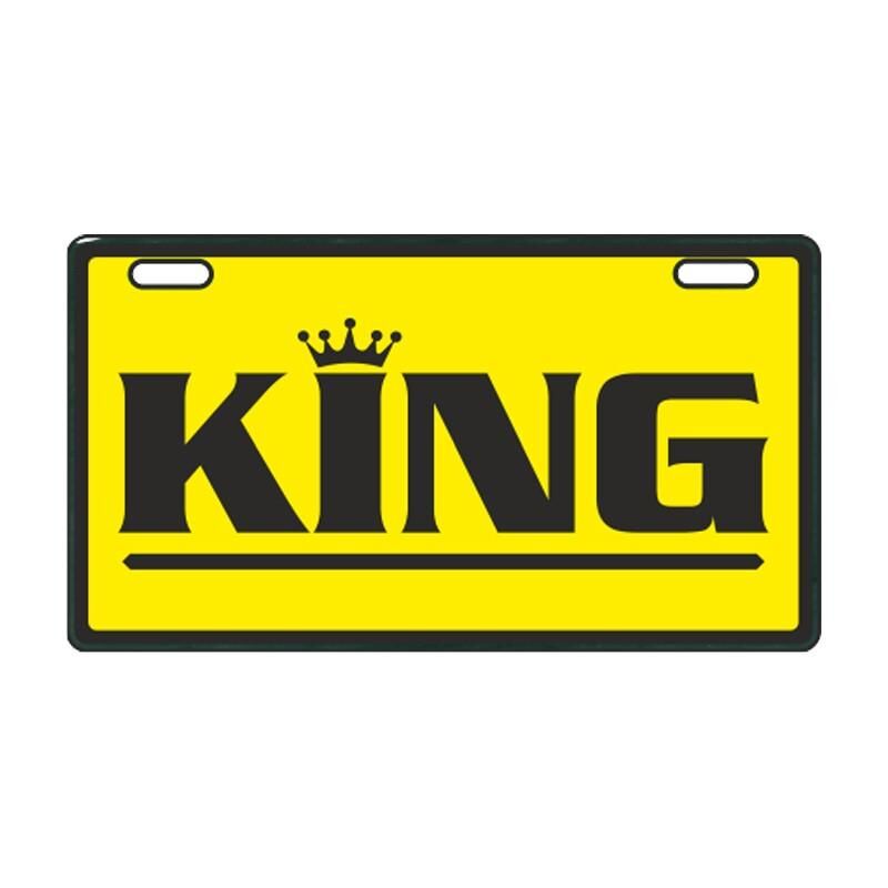 Sarı Kıng E-Bike Plakalık
