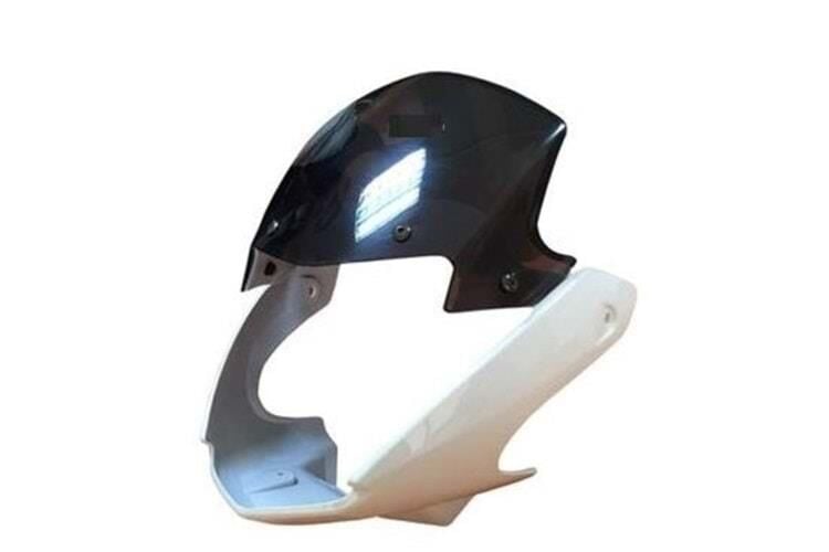 Yamaha Uyumlu Far Paneli Siperlik Camı Beyaz Ymh.Ybr K