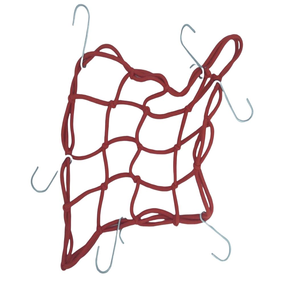 Bağaj Lastiği File 6 Kancalı Kırmızı